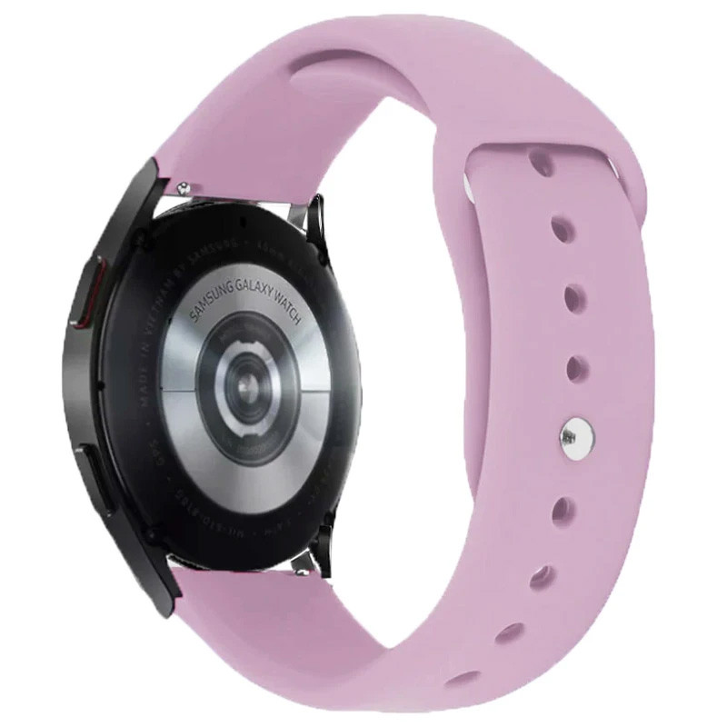 Силиконовый ремешок Sport для Smart Watch 22mm (Сиреневый / Light purple)