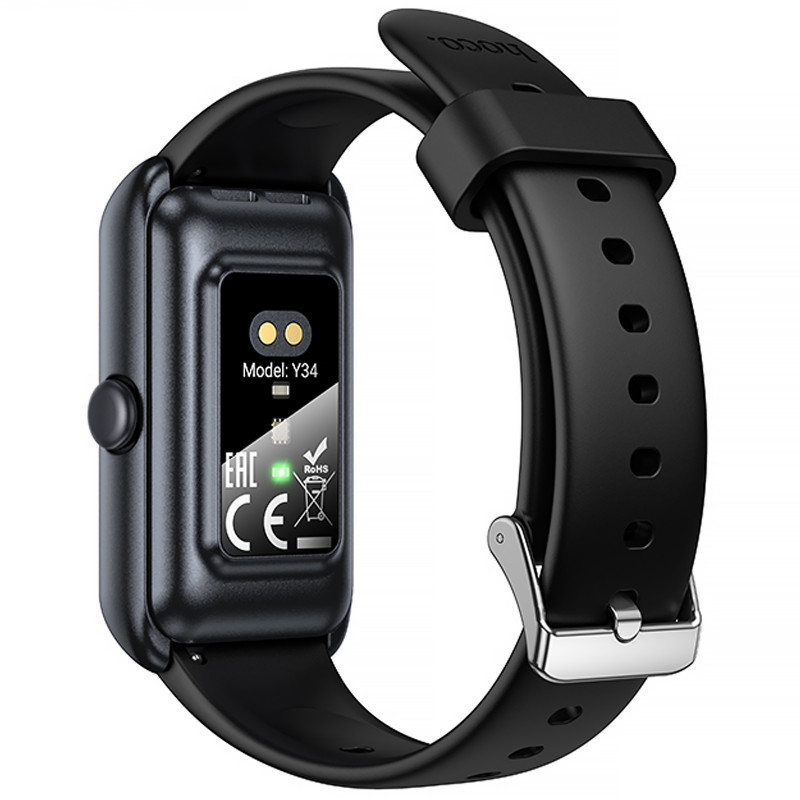 Фото Смарт-часы Hoco Y34 Smart sports watch (call version) (Black) в магазине vchehle.ua
