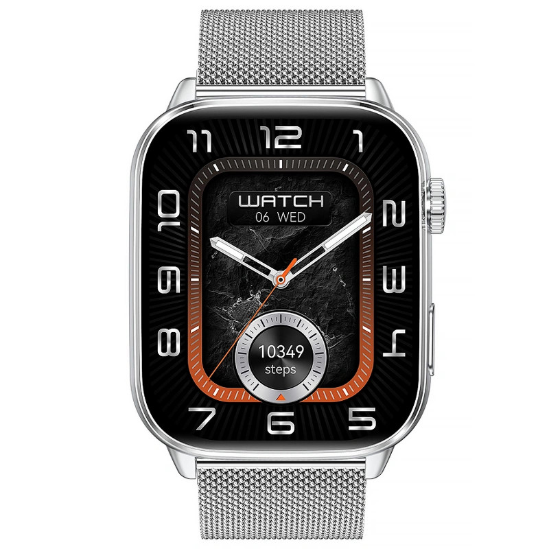 Фото Смарт-годинник WiWU SW08 Smart sports watch (call version) (Silver) на vchehle.ua