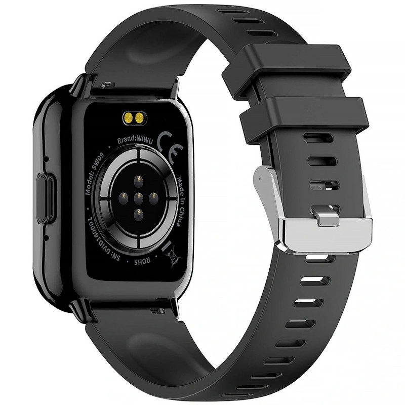 Фото Смарт-годинник WiWU SW09 Smart sports watch (call version) (Black) в маназині vchehle.ua