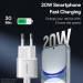Фото СЗУ Baseus GaN5S OS 20W (1USB-C) (P10162503) (Moon White) в магазине vchehle.ua