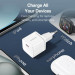СЗУ Baseus GaN5S OS 20W (1USB-C) (P10162503) (Moon White) в магазине vchehle.ua
