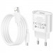 Замовити МЗП Hoco C109A Fighter 10.5W (1USB-A) + кабель USB до MicroUSB (White) на vchehle.ua