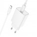 Заказать СЗУ Hoco C143A Benefit PD20W (1USB-C) + кабель Type-C to Type-C (White) на vchehle.ua