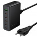 Фото СЗУ Hoco C152A Modern PD70W 6in1 (5USB-C и 1USB-A) (Black) в магазине vchehle.ua