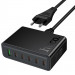 СЗУ Hoco C152A Modern PD70W 6in1 (5USB-C и 1USB-A) (Black) в магазине vchehle.ua