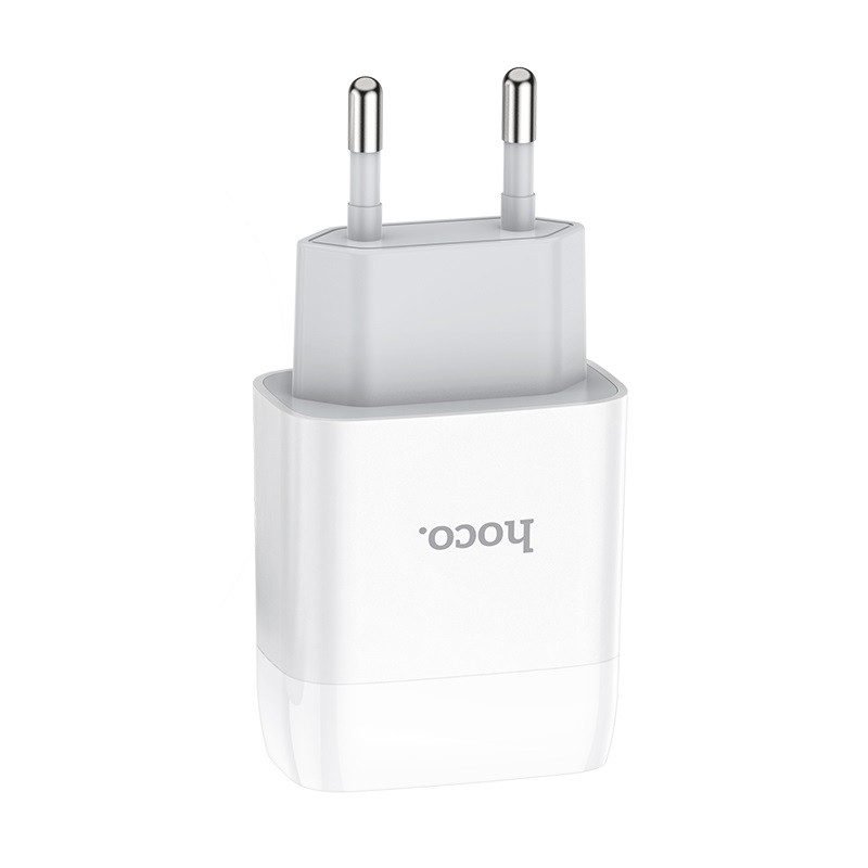 Фото МЗП Hoco C72A Glorious 2.1A (1USB-A) (Білий) на vchehle.ua