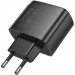 Купить СЗУ Hoco CS63A Bright PD65W+QC3.0 (1USB-A/1C) (Black) на vchehle.ua