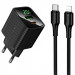 МЗП Hoco CS83A Excellent with digital display PD20W+QC3.0 (1USB-A/1C) + кабель Type-C to Lightning (Black)