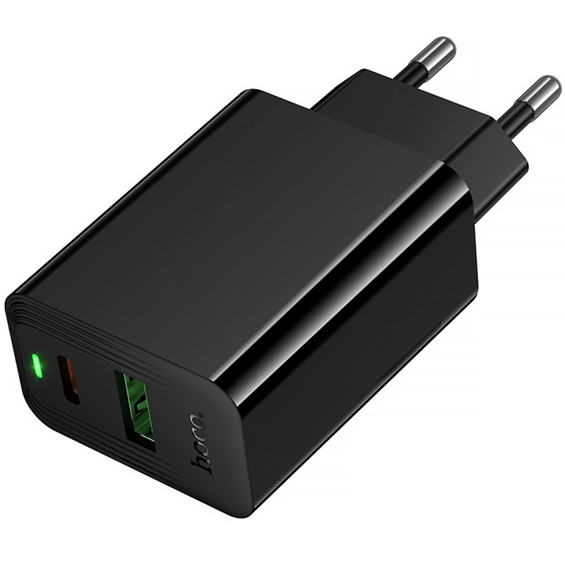 Фото СЗУ Hoco CS95A Leader PD30W+QC3.0 (1USB-A/1C) (Black) в магазине vchehle.ua