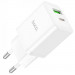 СЗУ Hoco N28 Founder PD20W+QC3.0 (1USB-A/1C) (White)