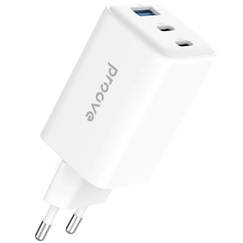 МЗП Proove Pocket GaN 65W (1USB-A/2C) (White)