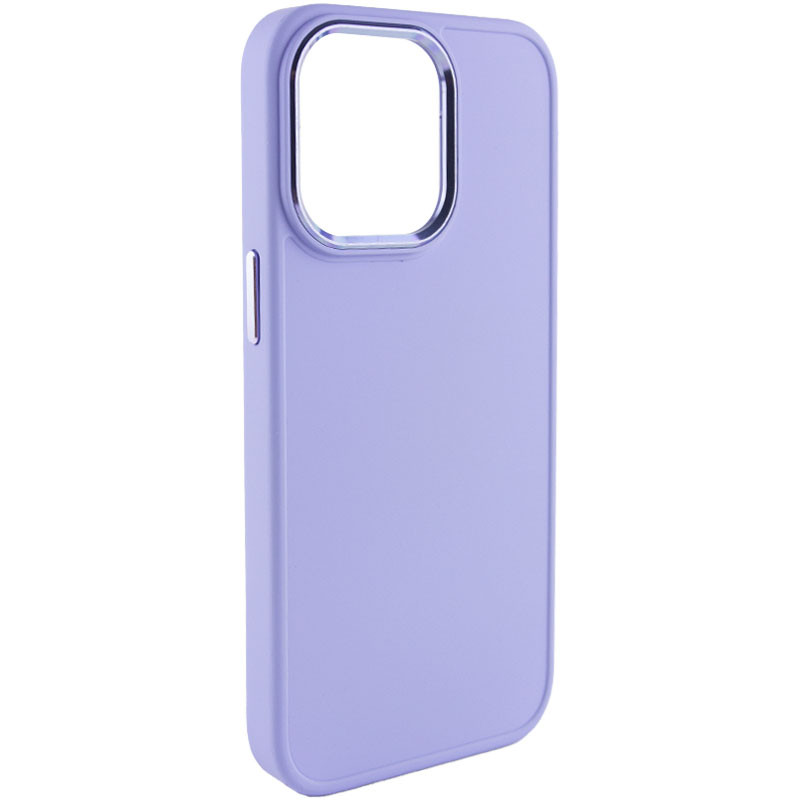 TPU чехол Bonbon Metal Style для Apple iPhone 14 Pro Max (6.7") (Сиреневый / Dasheen)