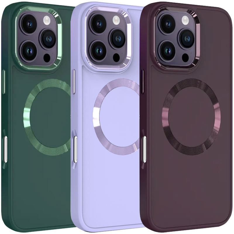 TPU чохол Bonbon Metal Style with Magnetic Fit  на Apple iPhone 16 Pro Max (6.9")