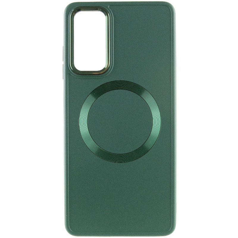 Фото TPU чохол Bonbon Metal Style with Magnetic safe на Samsung Galaxy A15 4G/5G / M15 5G (Зелений / Army Green) на vchehle.ua