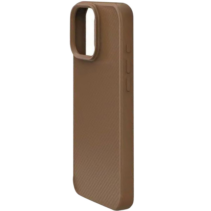 Фото TPU чохол Carbon Protective with Magnetic safe на Apple iPhone 16 Pro Max (6.9") (Coffee) на vchehle.ua