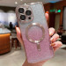 Фото TPU чохол Delight case with Magnetic Safe з захисними лінзами на камеру на Apple iPhone 12 Pro (6.1") (Рожевий / Rose Gold) на vchehle.ua