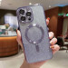 Фото TPU чохол Delight case with Magnetic Safe з захисними лінзами на камеру на Apple iPhone 12 Pro (6.1") (Фіолетовий / Deep Purple) на vchehle.ua
