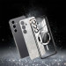 Фото TPU чохол Delight case with Magnetic Safe з захисними лінзами на камеру на Samsung Galaxy S24 FE (Чорний / Black) на vchehle.ua