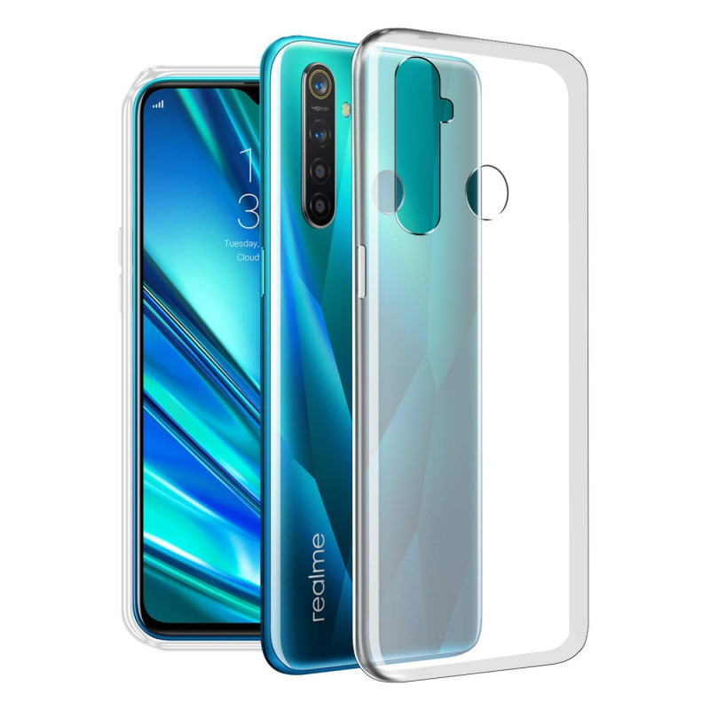 TPU чехол Epic Transparent 1,0mm для Realme 5 / Realme 6i (Бесцветный (прозрачный))