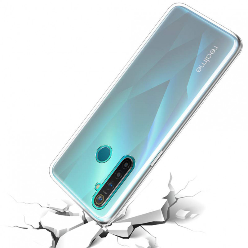 Купить TPU чехол Epic Transparent 1,0mm для Realme 5 / Realme 6i (Бесцветный (прозрачный)) на vchehle.ua