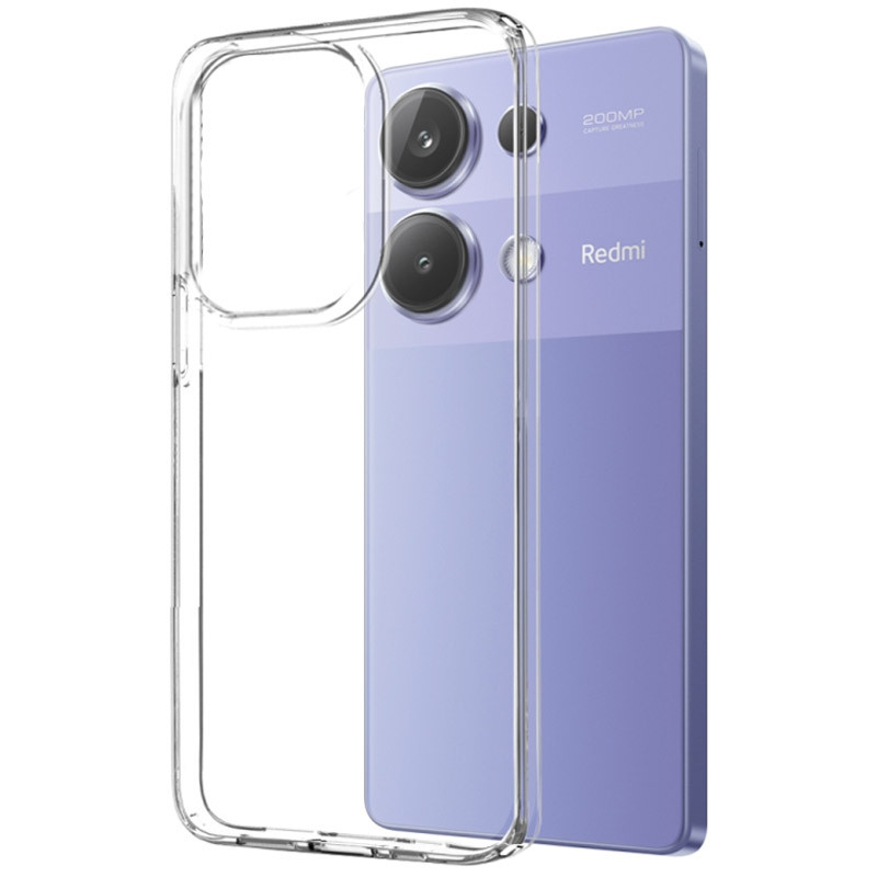 TPU чохол Epic Transparent 1,0mm на Xiaomi Redmi Note 13 Pro 4G / Poco M6 Pro 4G