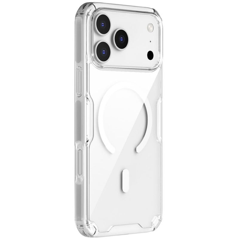 TPU чехол Nillkin Nature Pro Magnetic для Apple iPhone 17 Pro Max (6.9") (Бесцветный (прозрачный))