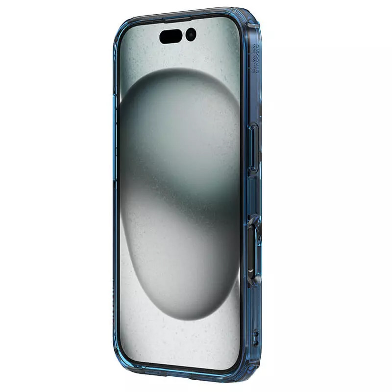TPU чохол Nillkin Nature Pro Series на Apple iPhone 16 (6.1") (Синій (прозорий)) в магазині vchehle.ua