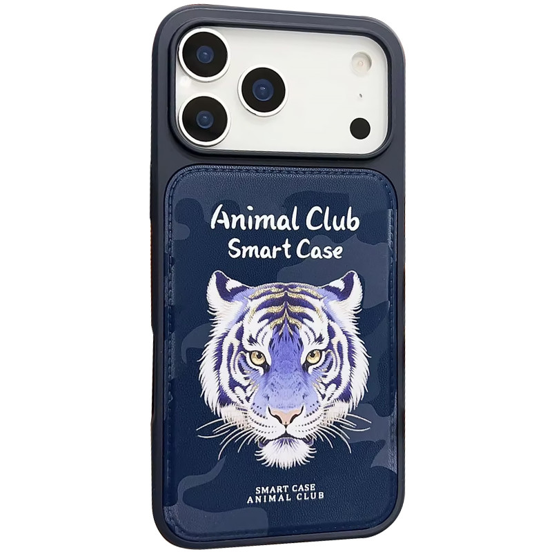 TPU+PC чехол Animal Club для Apple iPhone 17 Pro (6.3") (Royal Blue)