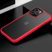 Фото TPU+PC чохол Metal Buttons на Apple iPhone 12 Pro / 12 (6.1") (Червоний / Red) на vchehle.ua