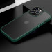 Фото TPU+PC чохол Metal Buttons на Apple iPhone 12 Pro / 12 (6.1") (Зелений / Dark Green) на vchehle.ua