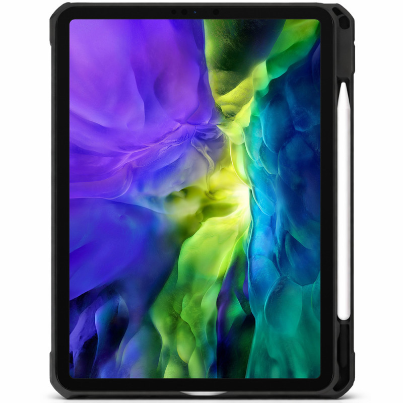 Фото TPU+PC чехол Xundd 360 Rotate Stand (pen slot) для Apple iPad Pro 11" (2024-25) (Черный) на vchehle.ua