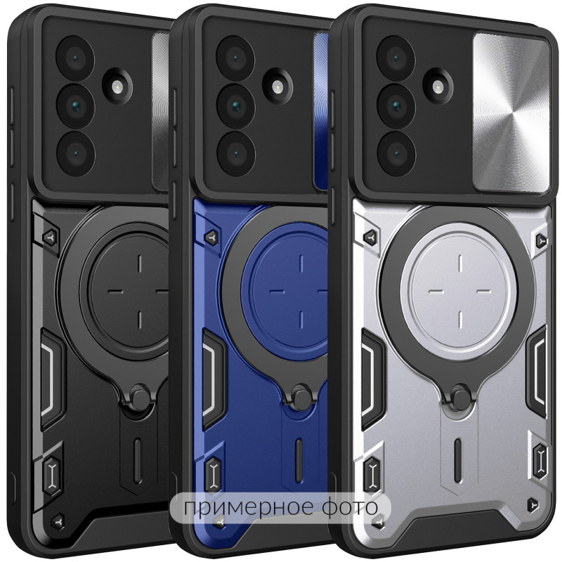 Ударопрочный чехол Bracket case with Magnetic для Realme GT 7 Pro