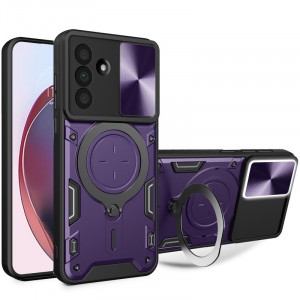 Ударопрочный чехол Bracket case with Magnetic для Samsung Galaxy S25 FE