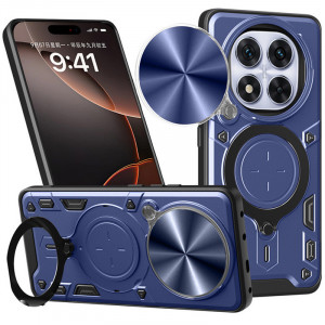 Ударопрочный чехол Bracket case with Magnetic для Xiaomi Redmi Note 14 Pro 4G