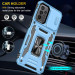 Фото Ударопрочный чехол Camshield Army Ring для Samsung Galaxy A13 4G / A04s (Голубой / Light Blue) на vchehle.ua