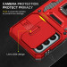 Купити Удароміцний чохол Camshield Army Ring на Samsung Galaxy M14 5G (Червоний / Red) на vchehle.ua