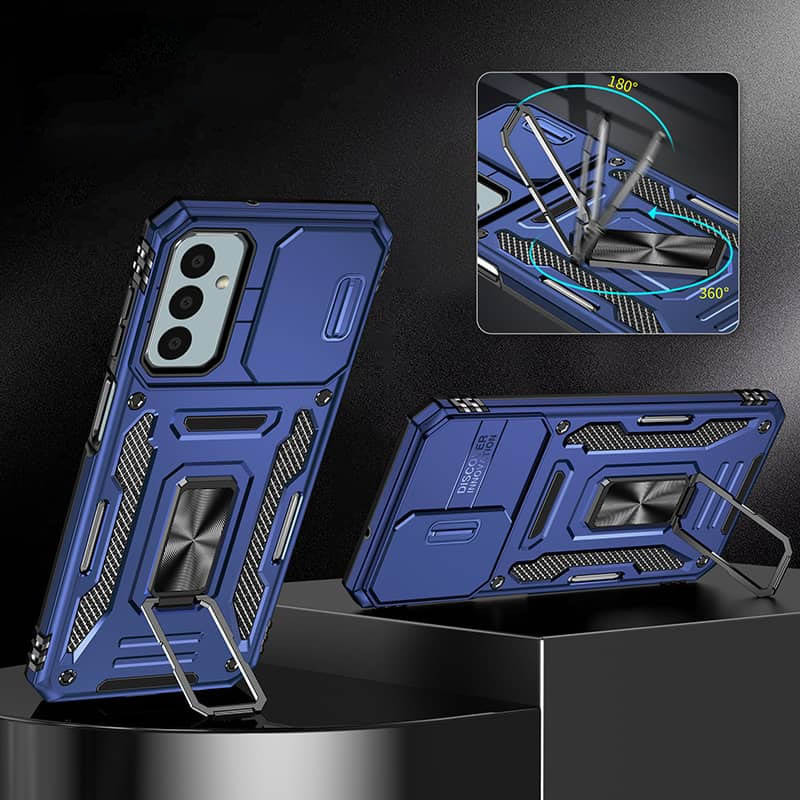 Фото Ударопрочный чехол Camshield Army Ring для Samsung Galaxy S25 FE (Синий / Navy) в магазине vchehle.ua