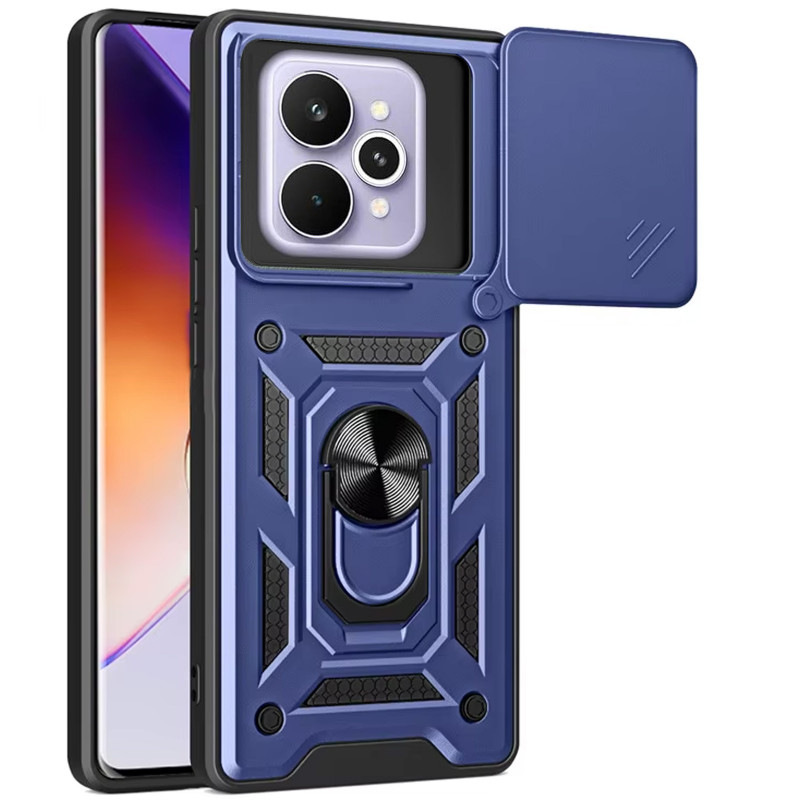 Ударопрочный чехол Camshield Serge Ring для Realme 15 (Синий)