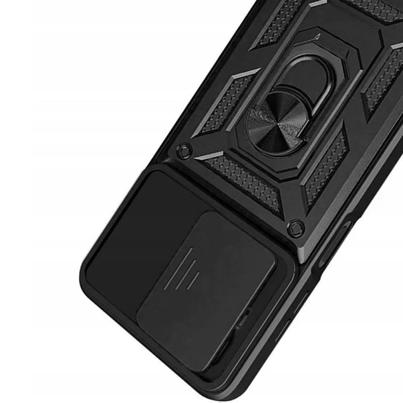 Фото Ударопрочный чехол Camshield Serge Ring для Realme GT 7 / 7T (Черный) в магазине vchehle.ua