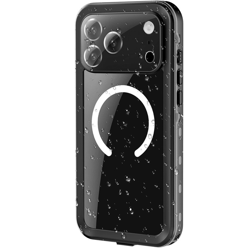 Водонепроникний чохол Shellbox with Magnetic Safe на Apple iPhone 17 Pro Max (6.9") (Чорний)