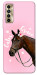 Чехол Horse with flower для TECNO Camon 17P