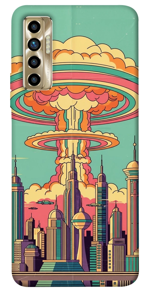 Чехол Сolorful explosion для TECNO Camon 17P