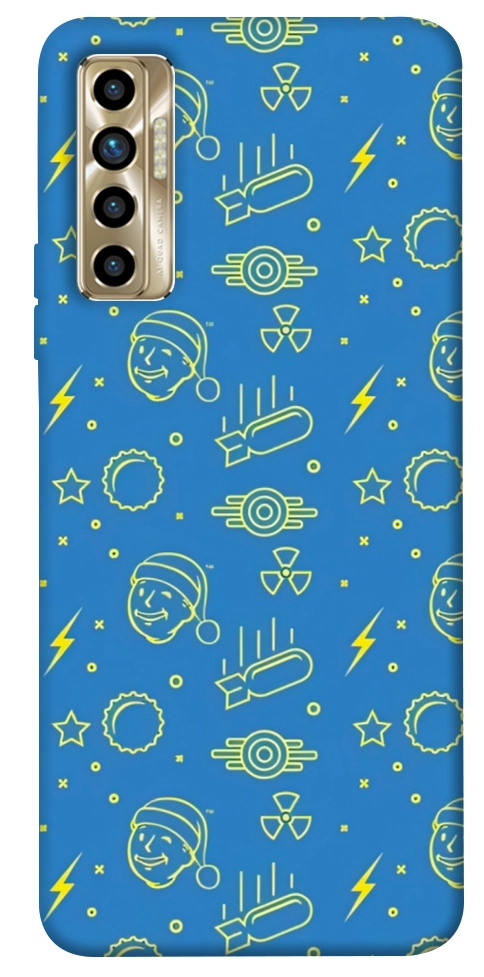 Чехол Fallout pattern для TECNO Camon 17P