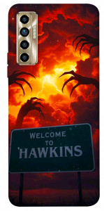 Чехол Welcome to hawkins для TECNO Camon 17P