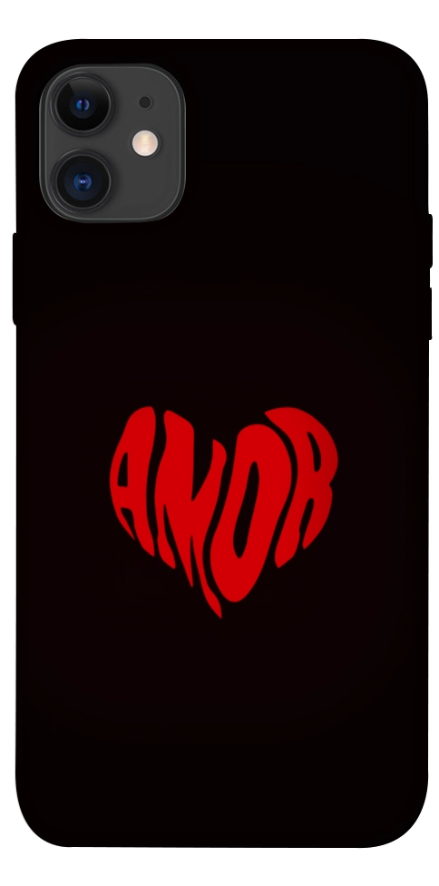 Чехол Amor heart для iPhone 11