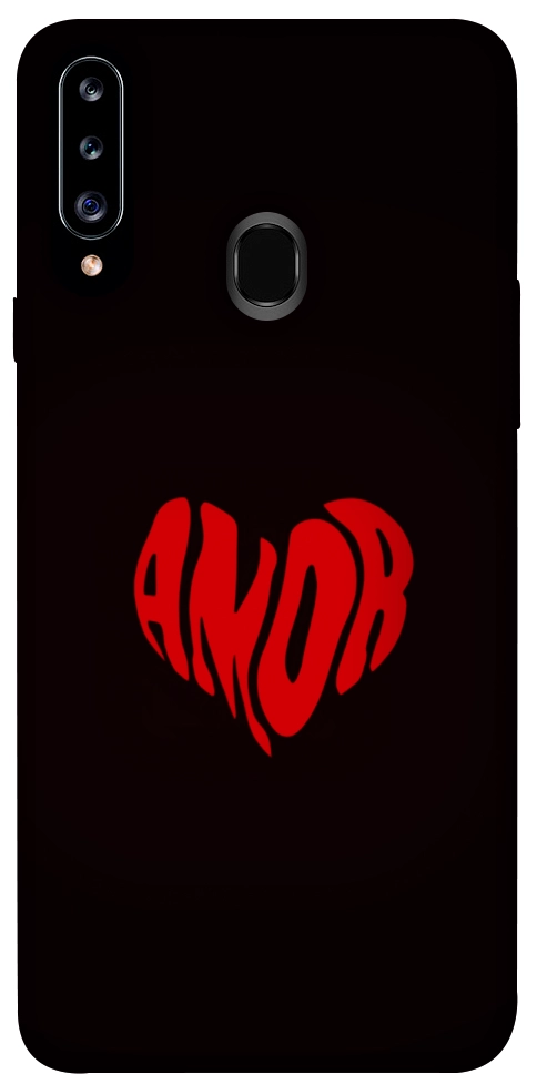 Чехол Amor heart для Galaxy A20s (2019)