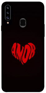 Чехол Amor heart для Galaxy A20s (2019)