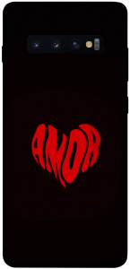 Чехол Amor heart для Galaxy S10 Plus (2019)