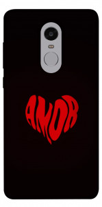 Чохол Amor heart для Xiaomi Redmi Note 4X